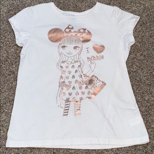 Disney Store Girls Shirt, Sz Large 10/12, Minnie